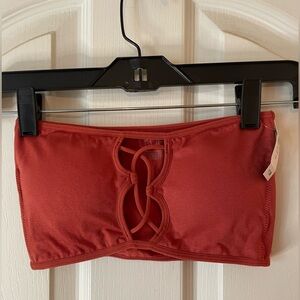 Burnt orange bandeau. WITH TAGS